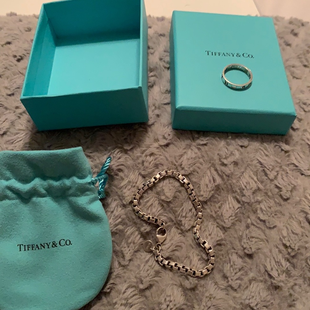 Tiffany and co bracelet and ring